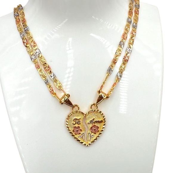 Jewelry - Luxury Jewelry Heart Pendant Necklace for Family Friends Husbands Elegant